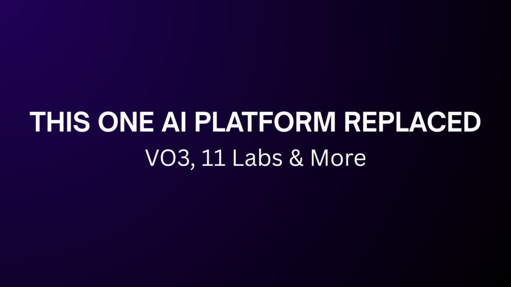 Stop Paying for 6 AI Tools — This ONE Platform Replaces Them All